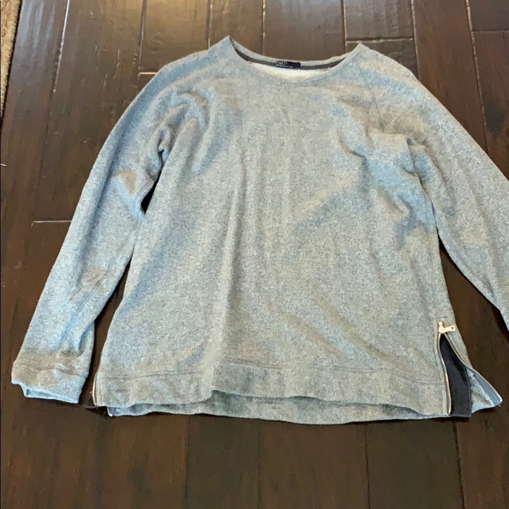 UEC  Gap tunic sweatshirt with side zipper